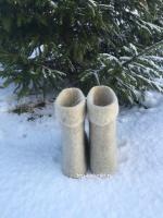 Чебоксары Валенки белые укороченные ручной валки 36