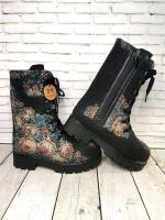 Женские ботинки валяные "Бергшаф",Rose Gold 35