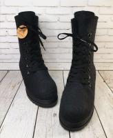Женские ботинки валяные "Бергшаф",Black rose 35